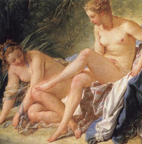 Francois Boucher Diana at the Bath(detail) Norge oil painting art